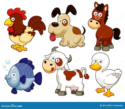 Farm Animals Cartoon Royalty Free Stock Photos - Image: 28115598