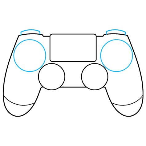 Playstation Controller Drawing