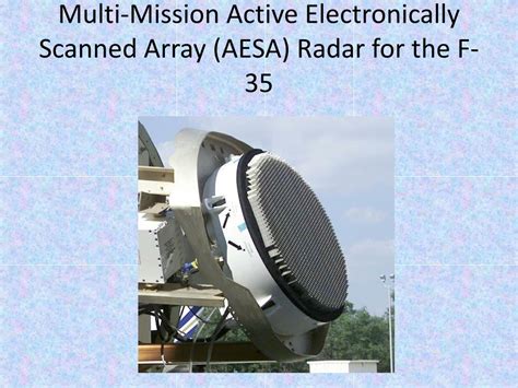 PPT - FUTURE TRENDS OF AIRBORNE AESA RADAR SYSTEMS. PowerPoint ...