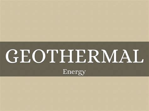 Geothermal Power Advantages And Disadvantages by sian