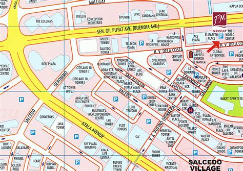 Makati Map - Philippines