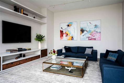 9 Tips for Decorating Around a Navy Blue Sofa