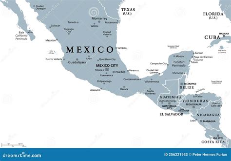 Pre Columbian Mesoamerica Map