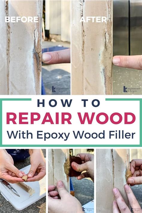 How to Repair Wood With Epoxy Wood Filler