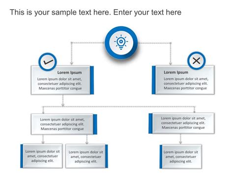 Decision Tree Flow Chart PowerPoint Template