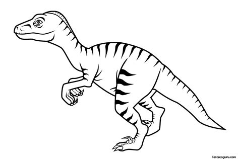 Free Printable Dinosaur Coloring Pages For Kids | Dinosaur Coloring ...