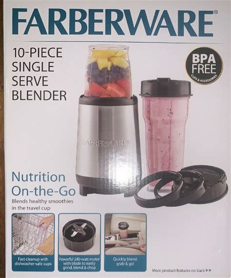 Farberware Single Serve Blender Recipes | Bryont Blog