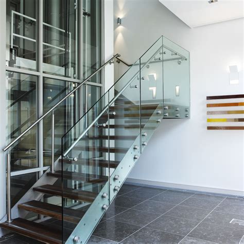 Stairs and Balustarde Railings | Stair Glass - Donegal Glass