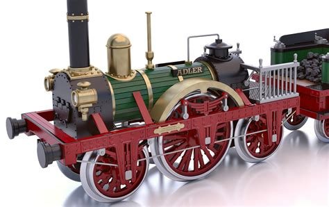 European Steam Locomotive Train Engine 3D Model | ubicaciondepersonas ...