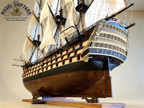 HMS Victory Wooden Scale Model Ship Stern View 1 | The Model Shipyard