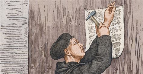 Martin Luther 95 Theses Painting