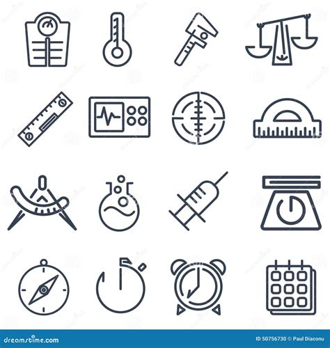 Measurement Tools Pack Stock Illustration - Image: 50756730