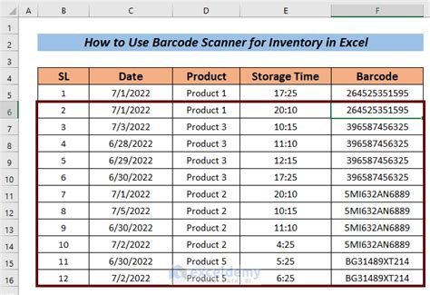 How to Use a Barcode Scanner for Inventory Counts in Excel