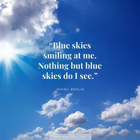 Blue Sky Quotes And Meaningful Life Lessons From The Universe