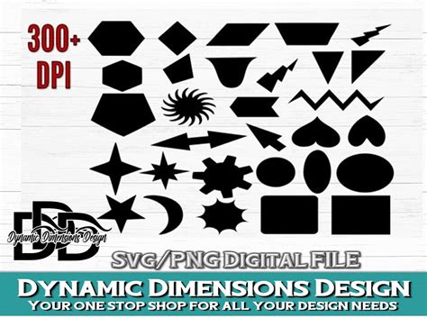 Shape Bundle, Shapes Bundle Svg, Shapes Graphic by Dynamic Dimensions ...