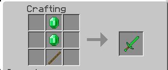 Emerald Sword Add-on | Minecraft PE Mods & Addons