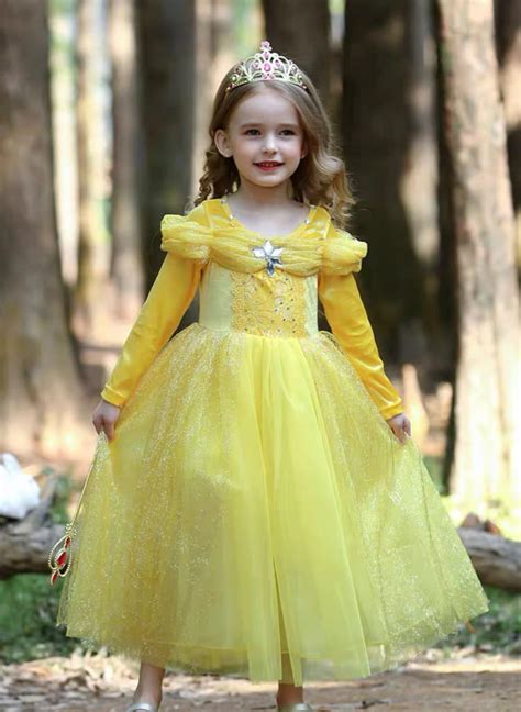 Inspired Belle Dress Disney Princess Dress Ball Gown Dress - Etsy