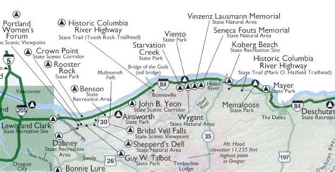 Oregon Columbia Gorge Tourism Selections