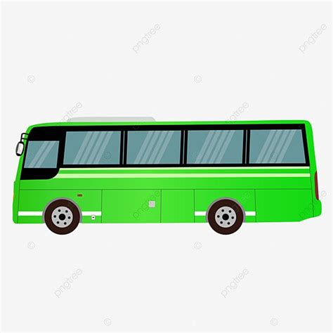 Green Bus PNG EPS Free Download - Vector Design