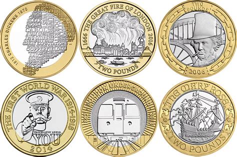 The 37 most valuable £2 coins in circulation - have you got any in your ...