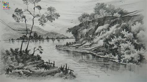 Pencil Sketch Landscape Images - pencildrawing2019