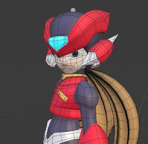 Zero - Megaman Zero 3D model rigged | CGTrader