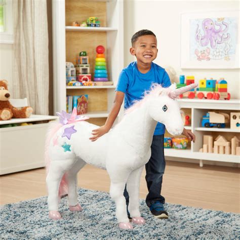 Melissa & Doug Plush Jumbo Unicorn - Little Folks NYC