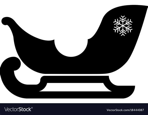 Sleigh santa claus Royalty Free Vector Image - VectorStock