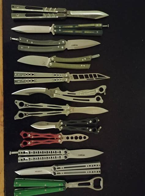 Updated Collection pic : r/balisong