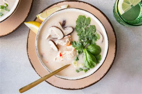 Thai Chicken Soup With Coconut Milk (Tom Ka Gai) Recipe