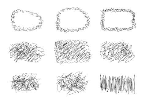 collection of doodle thin line shapes 38141266 Vector Art at Vecteezy