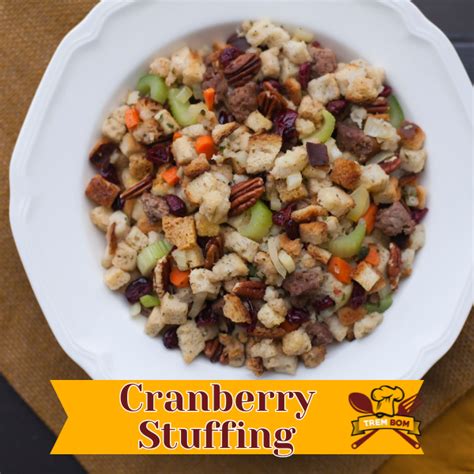 Cranberry Stuffing - A Tart Twist on a Classic Thanksgiving Side Dish ...