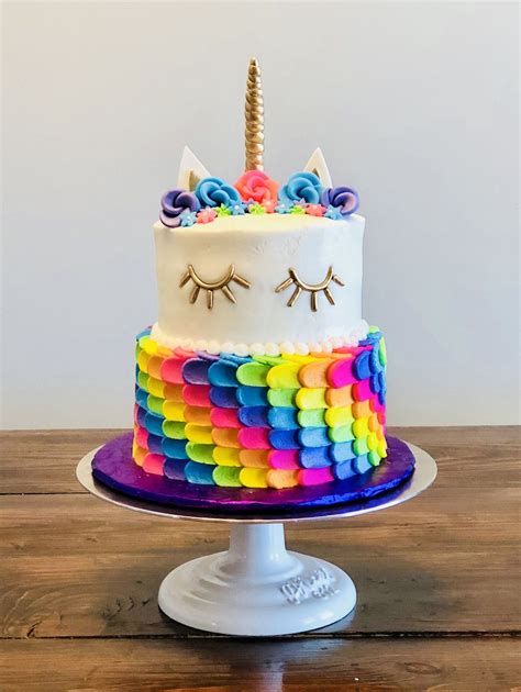 Rainbow Unicorn Birthday Cake Ideas