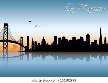 San Francisco Skyline Vector Illustration Stock Vector (Royalty Free ...