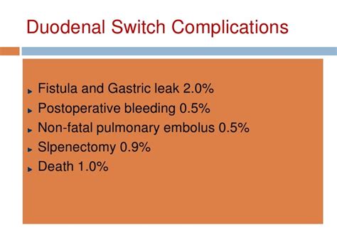 Duodenal switch surgery