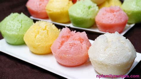 Steamed Rice Cake Recipe (Bánh Bò Hấp) - NPFamily Recipes