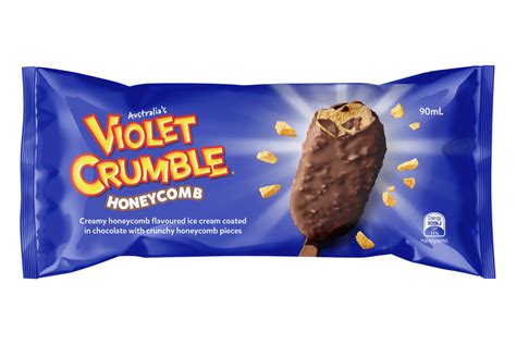 Menz Violet Crumble and Bulla launch violet crumble ice cream - Food ...