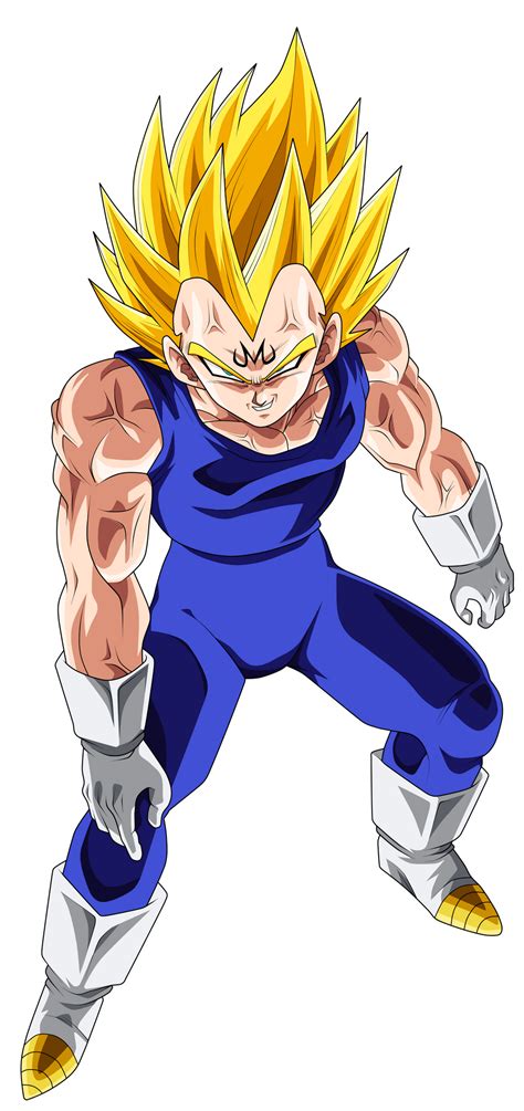 Majin Vegeta by ChronoFz on DeviantArt