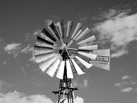 #3058496 / black and white, farm, south africa, windmill, windpomp 4k ...