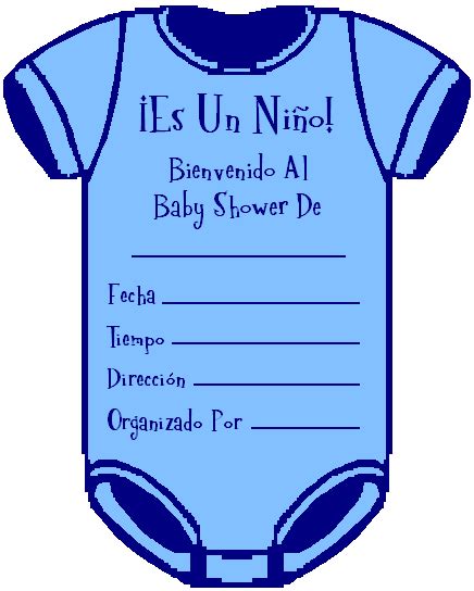 Invitaciones para baby shower en PDF 2025