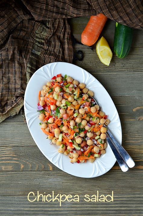 Chickpea Salad /Channa Salad ~ Nalini'sKitchen