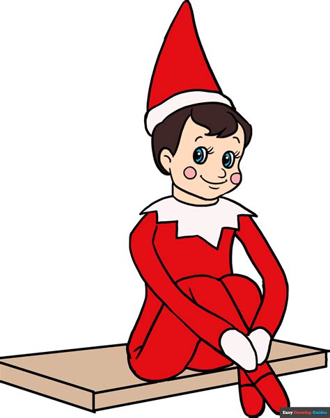 How to Draw the Elf on the Shelf - Really Easy Drawing Tutorial