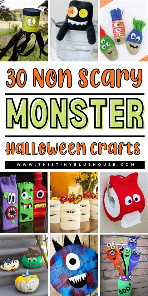 30 Fun Non Scary Monster Halloween Crafts - This Tiny Blue House