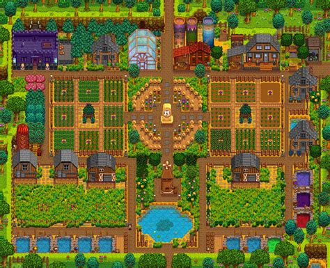 Stardew Valley Standard Farm | Stardew valley, Stardew valley layout ...