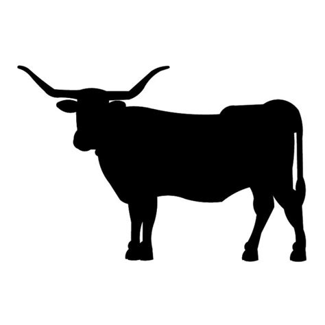 Texas Longhorn Silhouette at GetDrawings | Free download