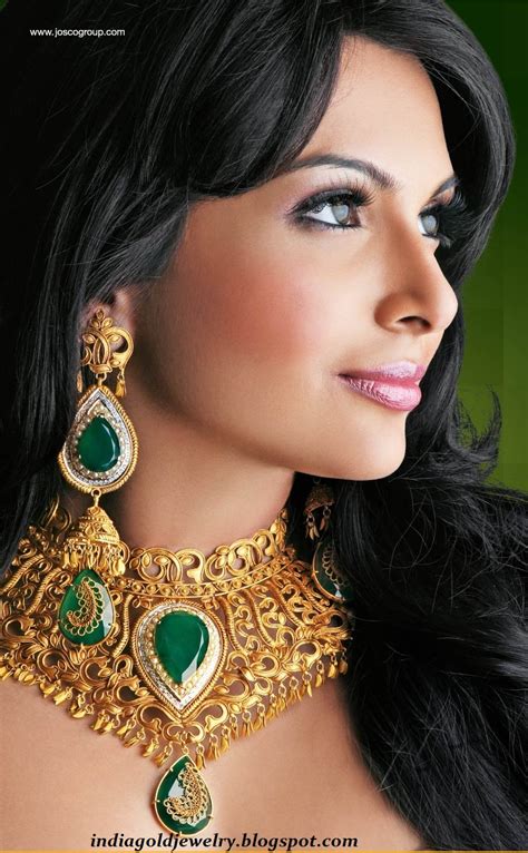 Indian Gold and Diamond Jewellery: Designer Bridal Emerald Gold ...