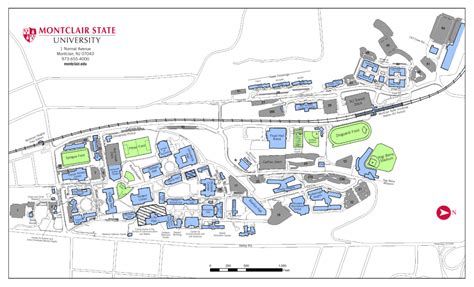 Montclair State Campus Map – Verjaardag Vrouw 2020