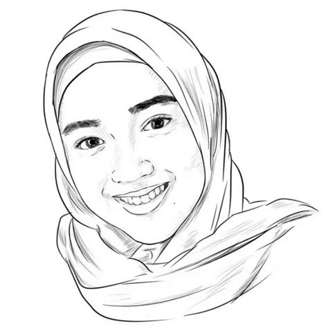 Gambar Sketsa Wajah Kartun - Satu Trik