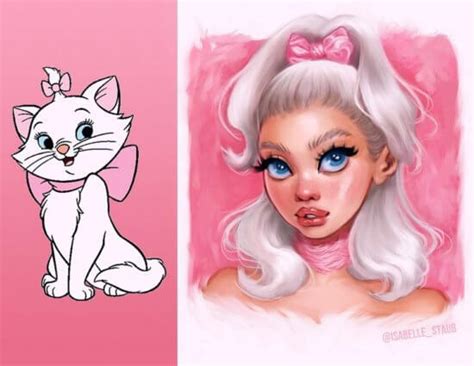 Artist Turns Disney Animals Into Humans in Stunning Art - Inside the ...