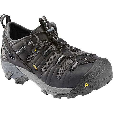 Men's Black Steel Toe Work Athletic Shoe, Keen Atlanta Cool